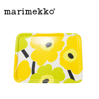 y365“úo‰×‘ΉžzMarimekko ƒ}ƒŠƒƒbƒR ƒEƒjƒbƒR ƒvƒ‰ƒCƒEƒbƒh ƒgƒŒƒC iƒgƒŒ[j 064781/020 white/lime/yellow