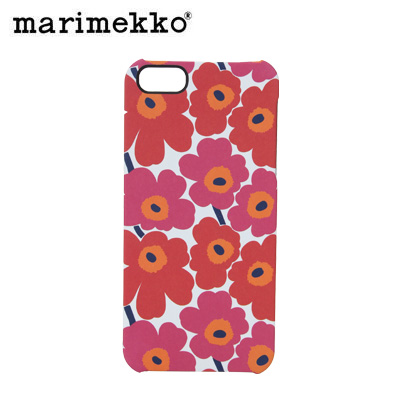 Marimekko ƒ}ƒŠƒƒbƒR UNIKKO ƒEƒjƒbƒR covers iPhone 5/5Sê—p ƒJƒo[ White/Red ƒzƒƒCƒg/ƒŒƒbƒh 039536 ƒAƒCƒtƒHƒ“ Œg‘уP[ƒX