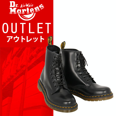 【 送料無料 ! アウトレットセール 】Dr.Martens ドクターマーチン 8アイ8ホールブーツ レディース R1182100614608 - EyeBoot ブラック UK5 黒 24cm