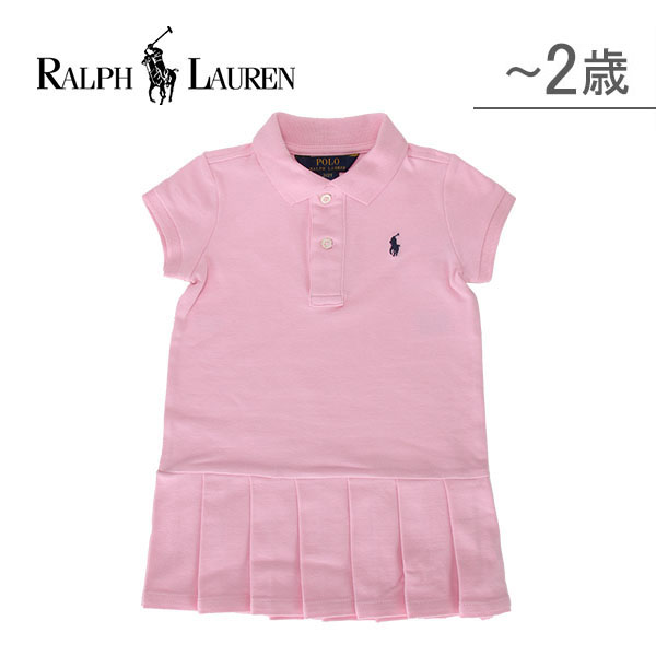 【365日出荷対応】ラルフローレン メッシュポロドレス ストレッチメッシュ リゾートピンク2T 311586383002 311 Ralph Lauren