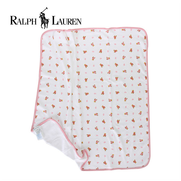 【365日出荷対応】ラルフローレン ブランケット ホワイトマルチ/ペイズリーピンク 310552469001 310 Ralph Lauren