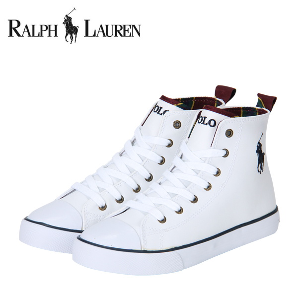 【365日出荷対応】Ralph Lauren ラルフローレン FALMUTH HI ファルマス ハイカット 24 cm WHITE ホワイト 990540J