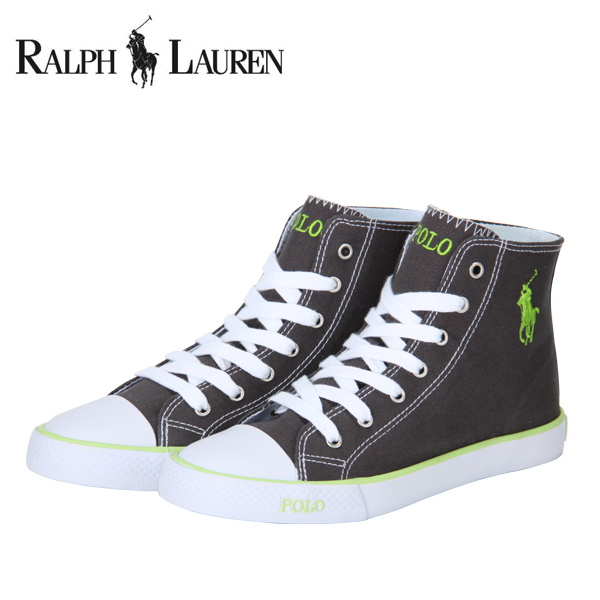 【365日出荷対応】Ralph Lauren ラルフローレン CARSON HI カーソンハイ 23.5 cm GREY グレー 998133J スニーカー