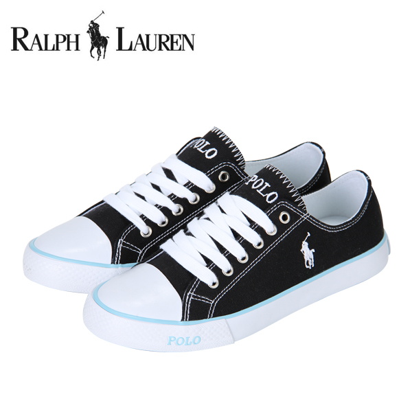 【365日出荷対応】Ralph Lauren ラルフローレン CARSON LACE カーソン 23.5 cm BLACK ブラック 998135J キッズスニーカー