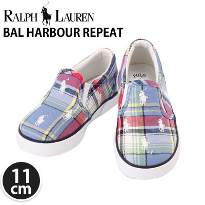 【365日出荷対応】RalphLauren ラルフローレン BAL HARBOUR REPEAT 子供 キッズ シューズ 靴 サファイアプレイド 990045T USサイズ5 日本サイズ11cm