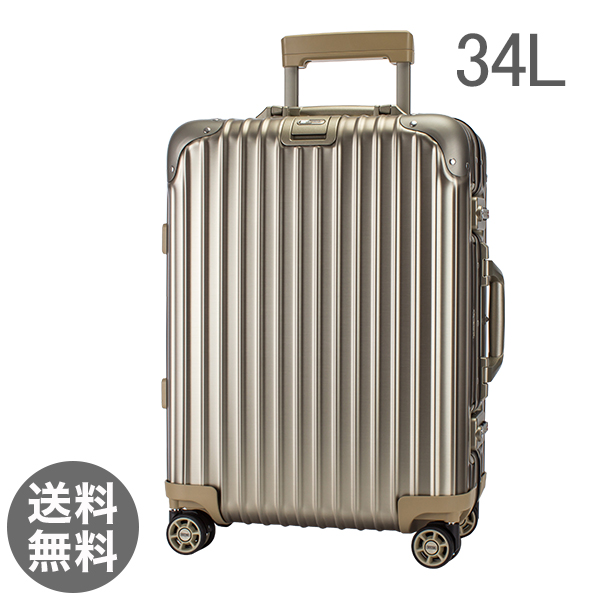 RIMOWA 920.53.03.4 Topas Titanium gp[Y `^jE Cabin MultiWheel IATA Lr}`zC[ CA^ `^jE 34L