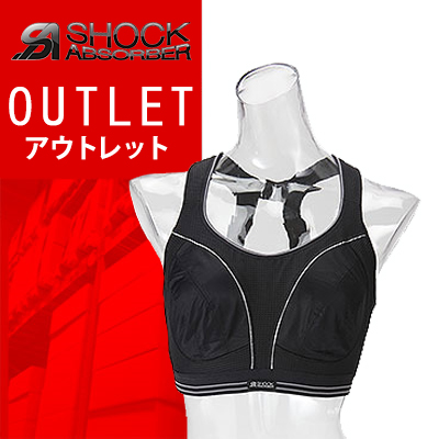 【 送料無料 ! アウトレットセール 】Shock Absorber ショックアブソーバー 335044/B5044 Ultimate Sport Run スポブラ 1001 ブラック 70-D